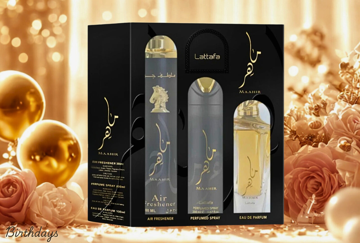Lattafa Maahir Gift Set