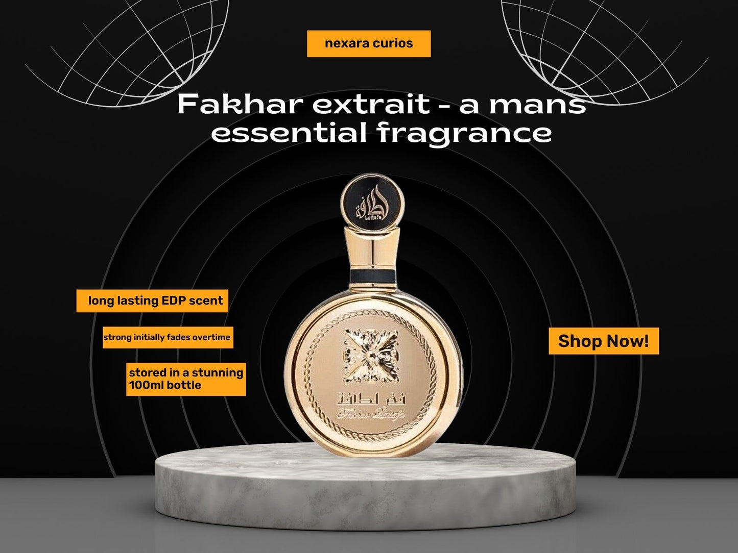 Fakhar Extrait Lattafa Men's Perfume 100ml Long-Lasting
