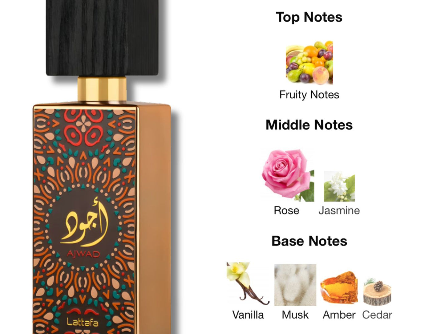 Lattafa Ajwad Unisex Perfume EDP 60ml Long Lasting