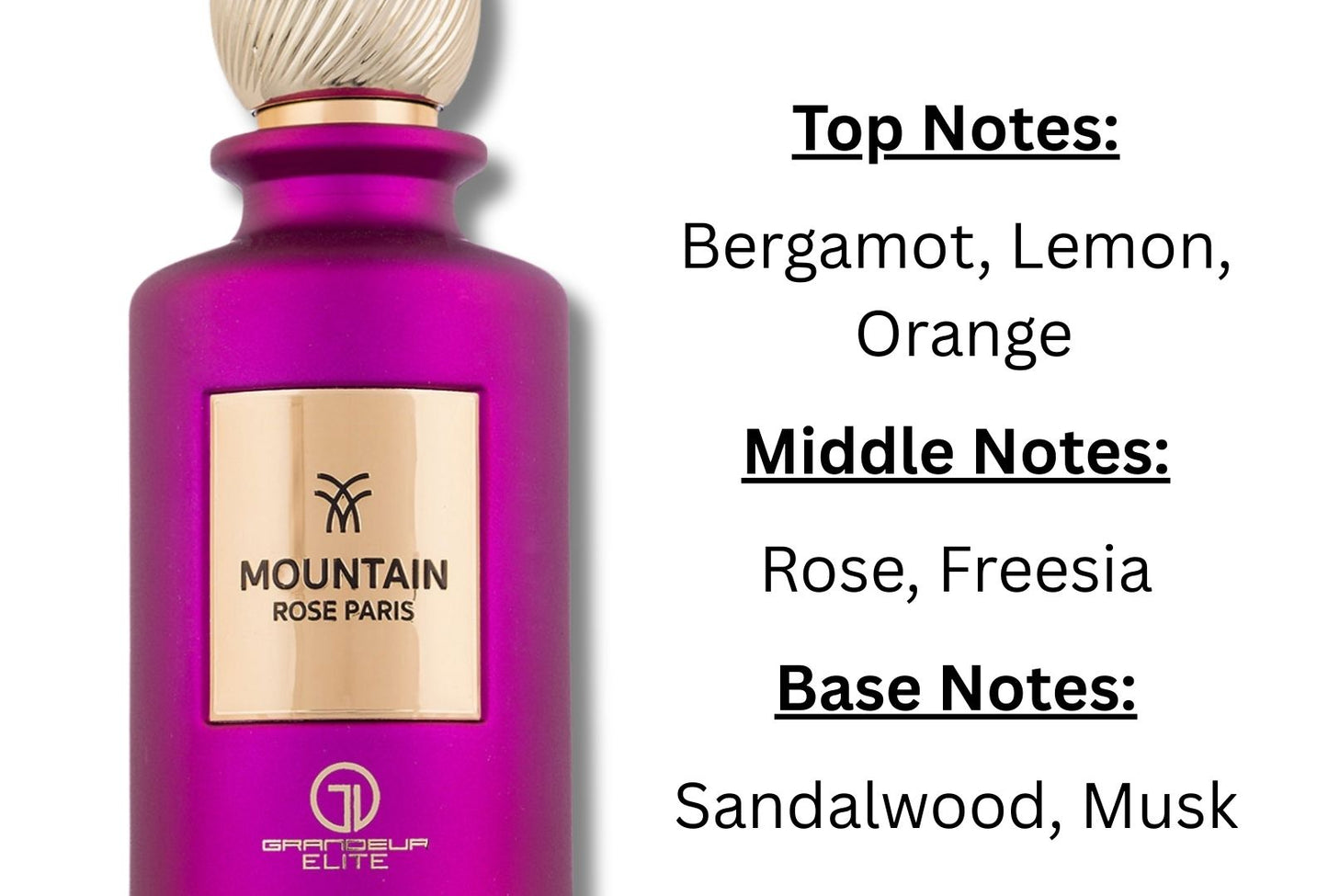 Mountain Rose Paris by Grandeur Elite 100ml EDP Unisex