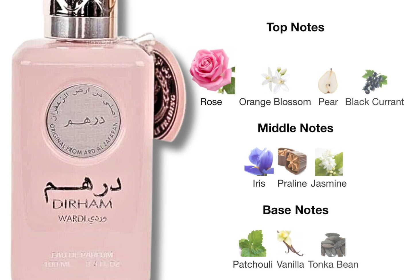 Dirham Wardi 100ml EDP by Ard Al Zaafaran Women Perfume