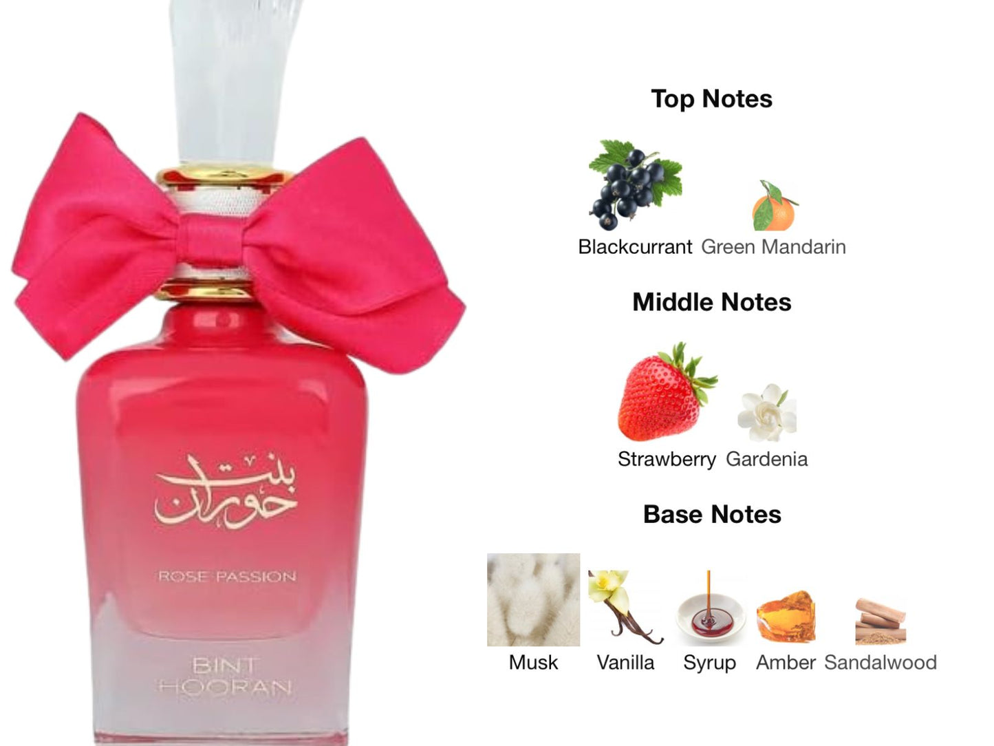 Bint Hooran Rose Passion 100ml by Ard Al Zaafaran EDP