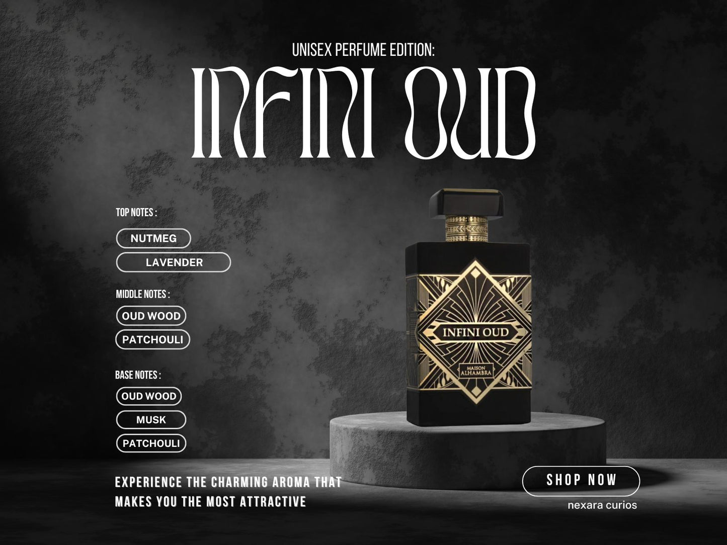 Maison Alhambra Infini Oud 100ml EDP Unisex Perfume