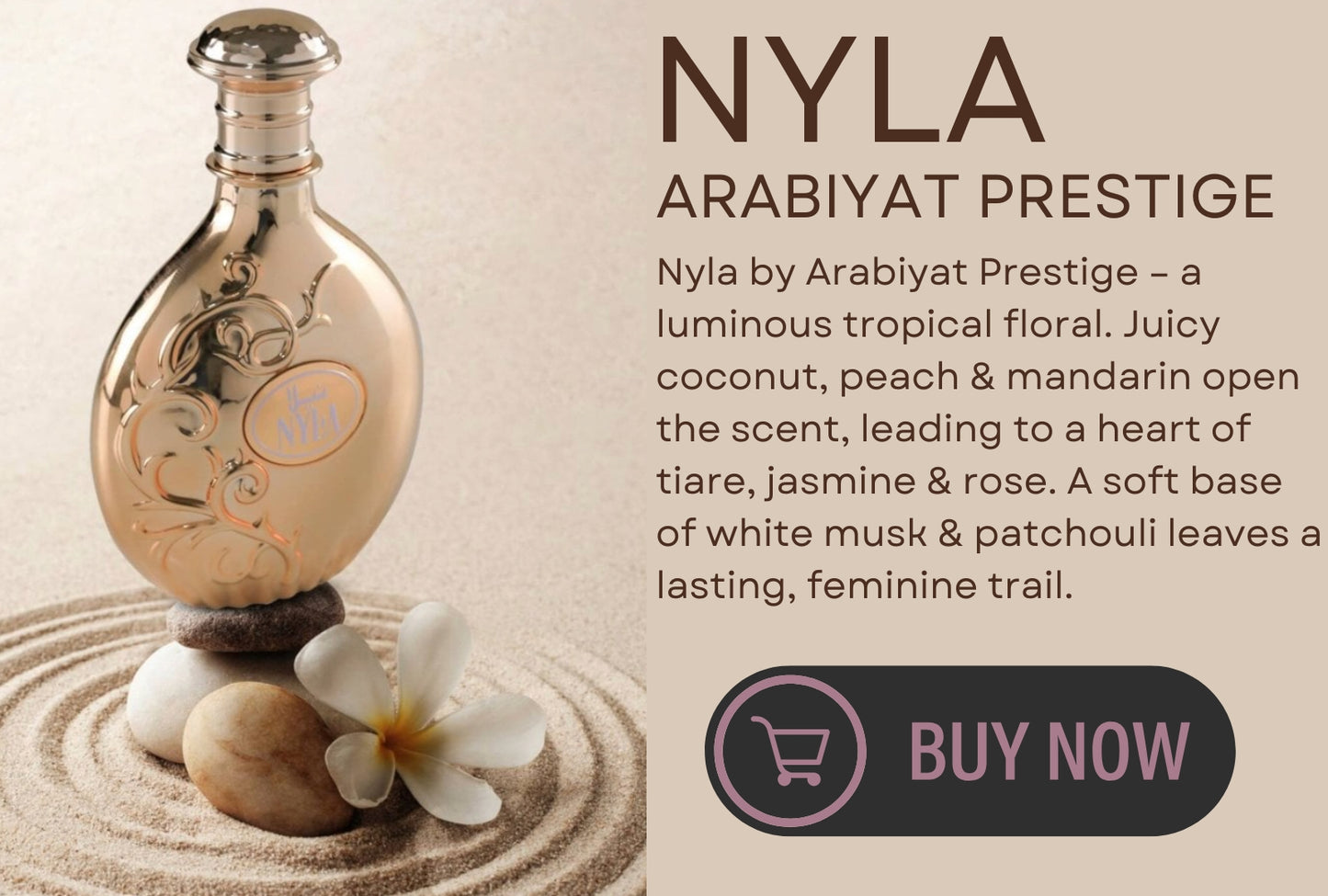 Nyla by Arabiyat Prestige 80ml EDP Perfume | Elegant Long Lasting
