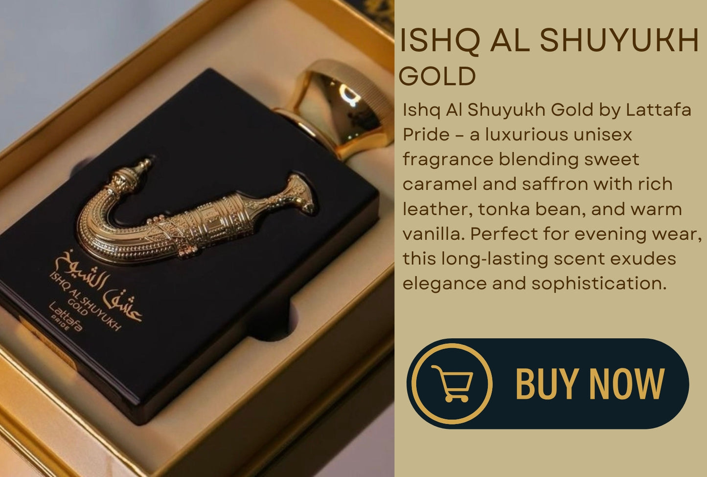 Ishq Al Shuyukh Gold by Lattafa Pride 100ml EDP Perfume