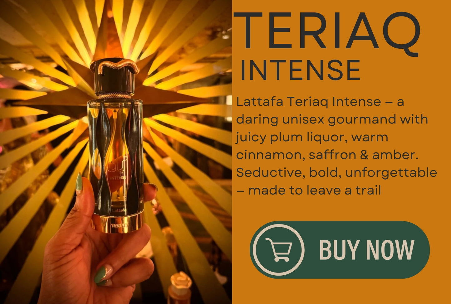 Teriaq Intense by Lattafa 100ml EDP Perfume Unisex | Warm Spicy Scent