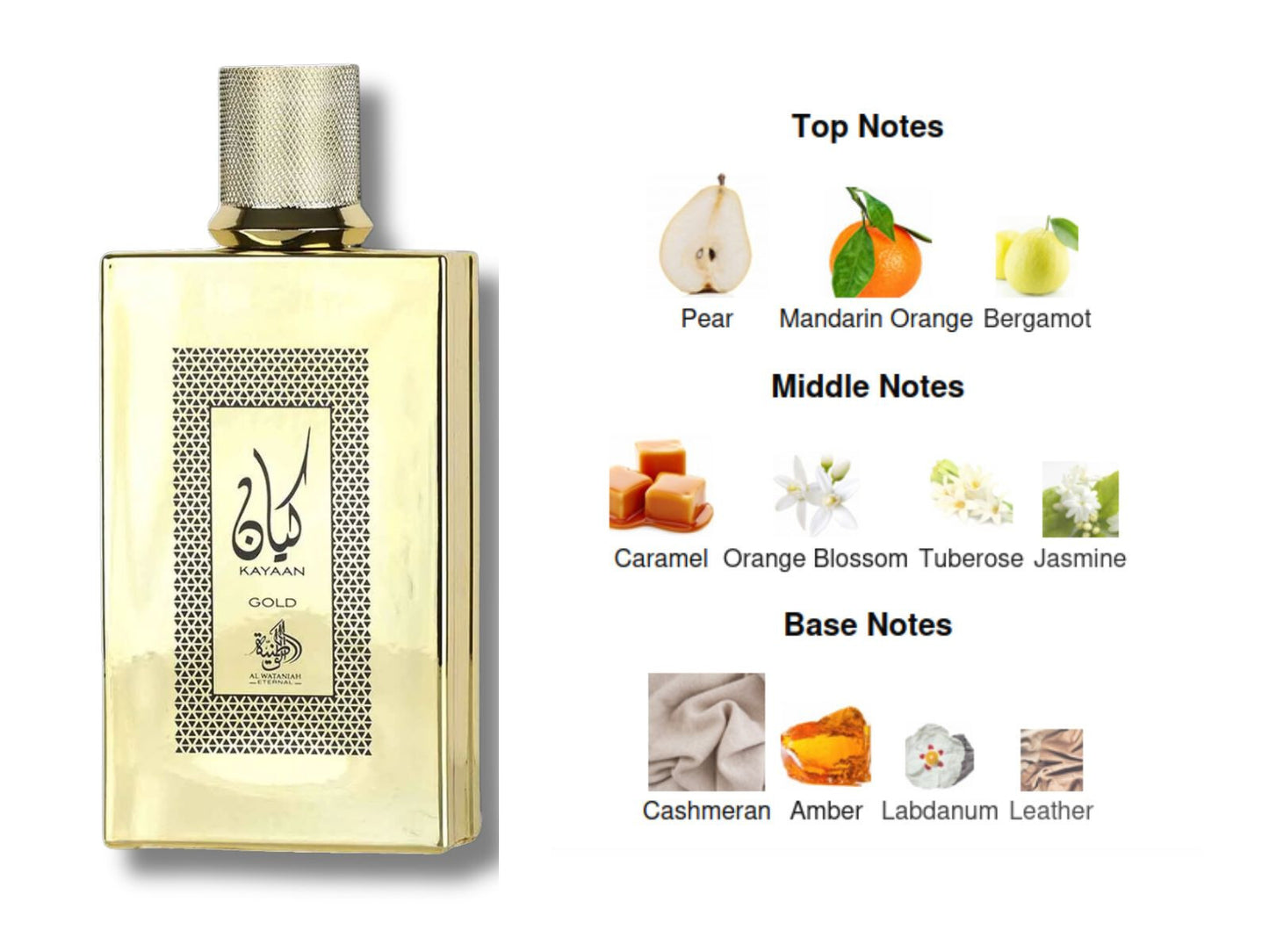 Kayaan Gold by Al Wataniah Mens EDP 100ml