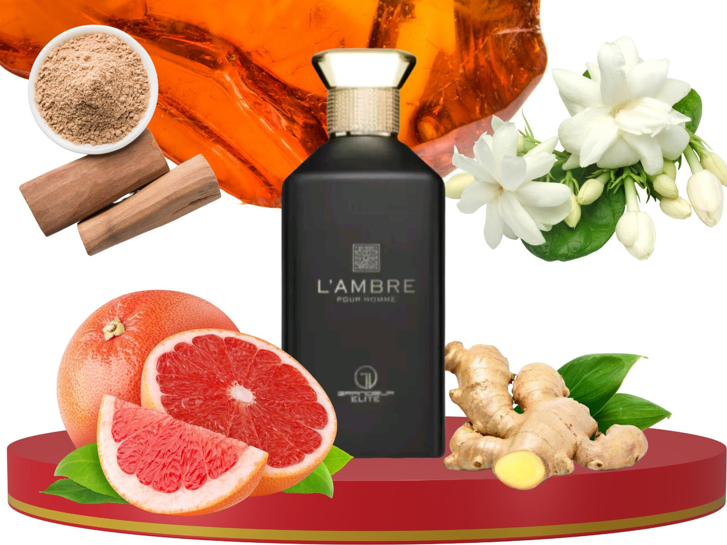 L'Ambre Pour Homme Mens EDP 100ml by Grandeur Elite