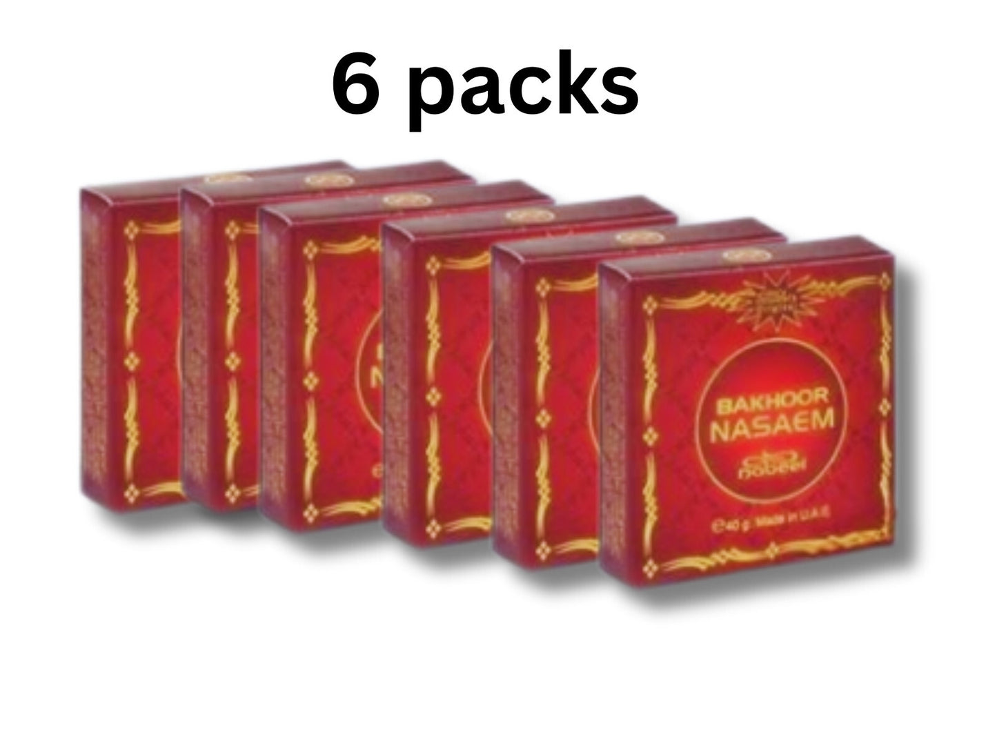 Nasaem Bakhoor 40g by Nabeel ā Premium Oud Incense Bricks for Home Fragrance