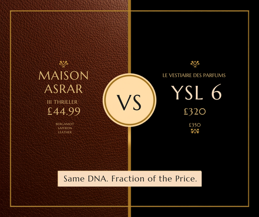 III Thriller vs YSL 6 Place Saint Sulpice fragrance comparison — notes and price side by side