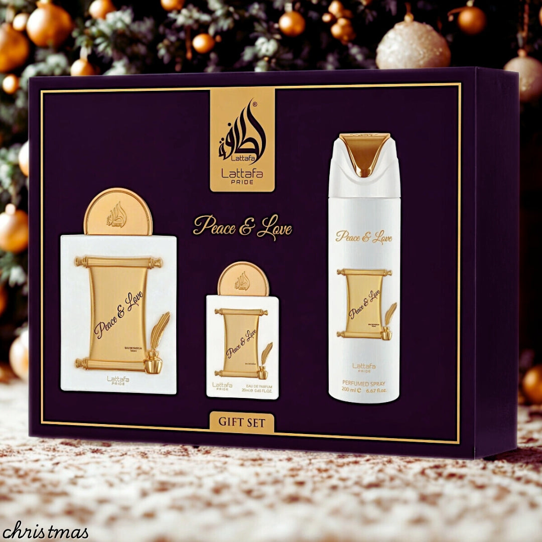 Peace & Love Gift Set by Lattafa | Eau de Parfum Collection