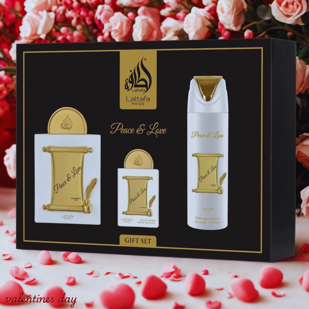Peace & Love Gift Set By Lattafa