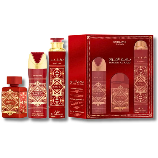 Lattafa Badee Al Oud Sublime Gift Set