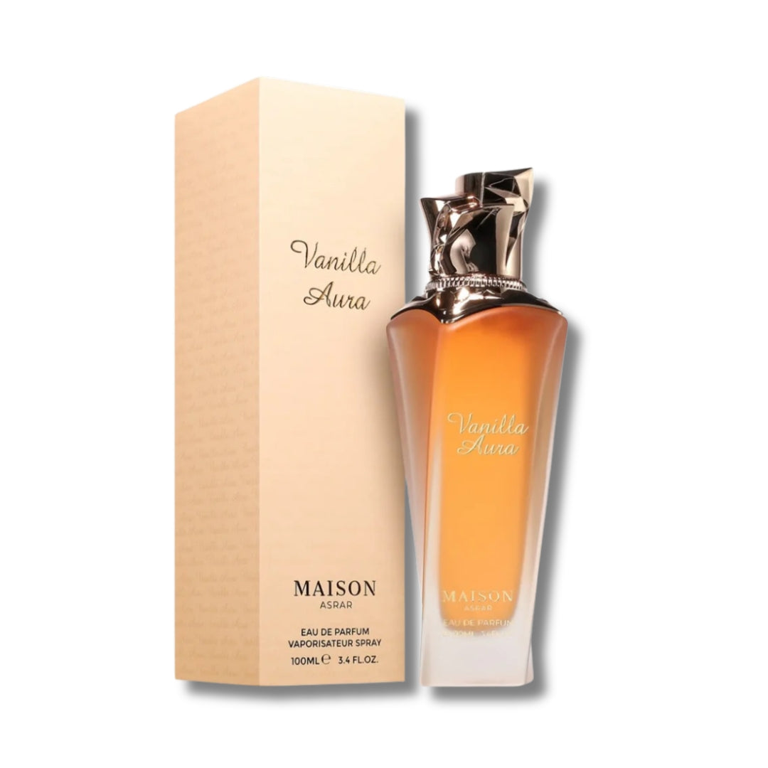 Maison Asrar Vanilla Aura EDP 100ml | Spiced Oriental Vanilla Perfume