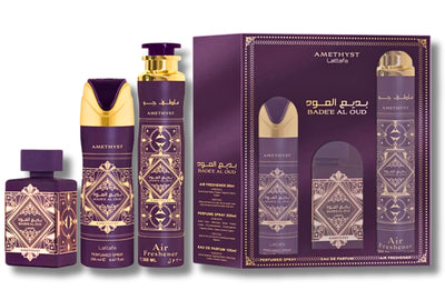 Lattafa Badee Al Oud Amethyst Gift Set