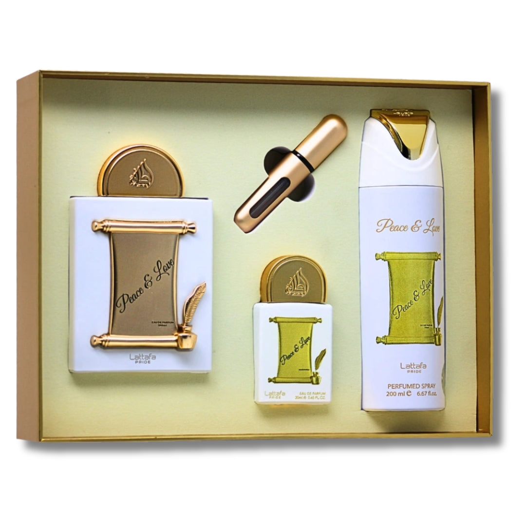 Peace & Love Gift Set By Lattafa