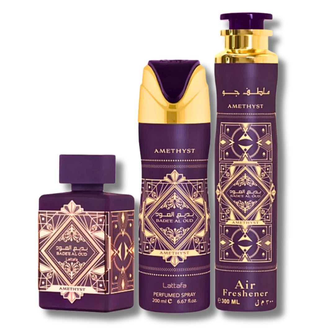 Lattafa Badee Al Oud Amethyst Gift Set