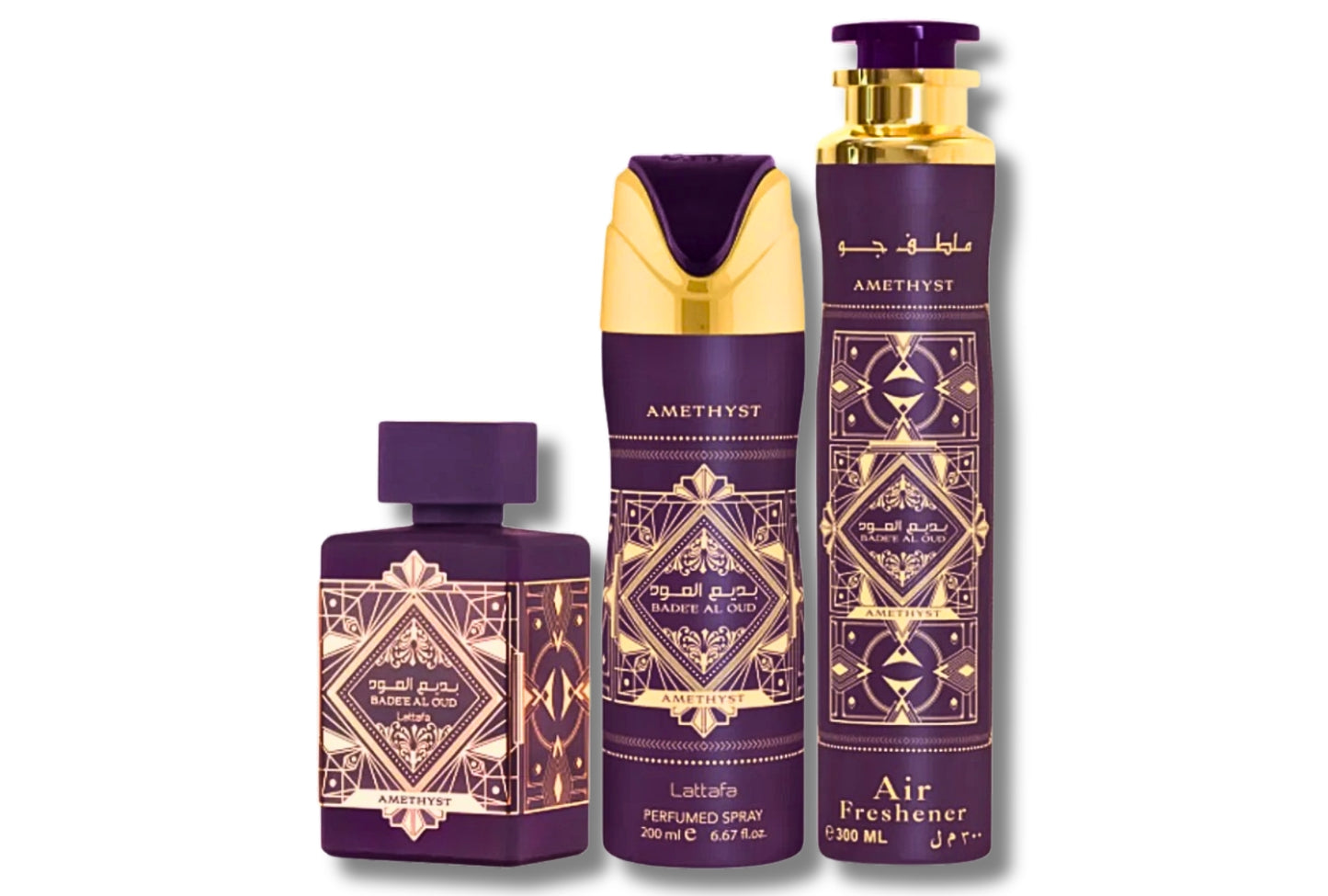 Lattafa Badee Al Oud Amethyst Gift Set