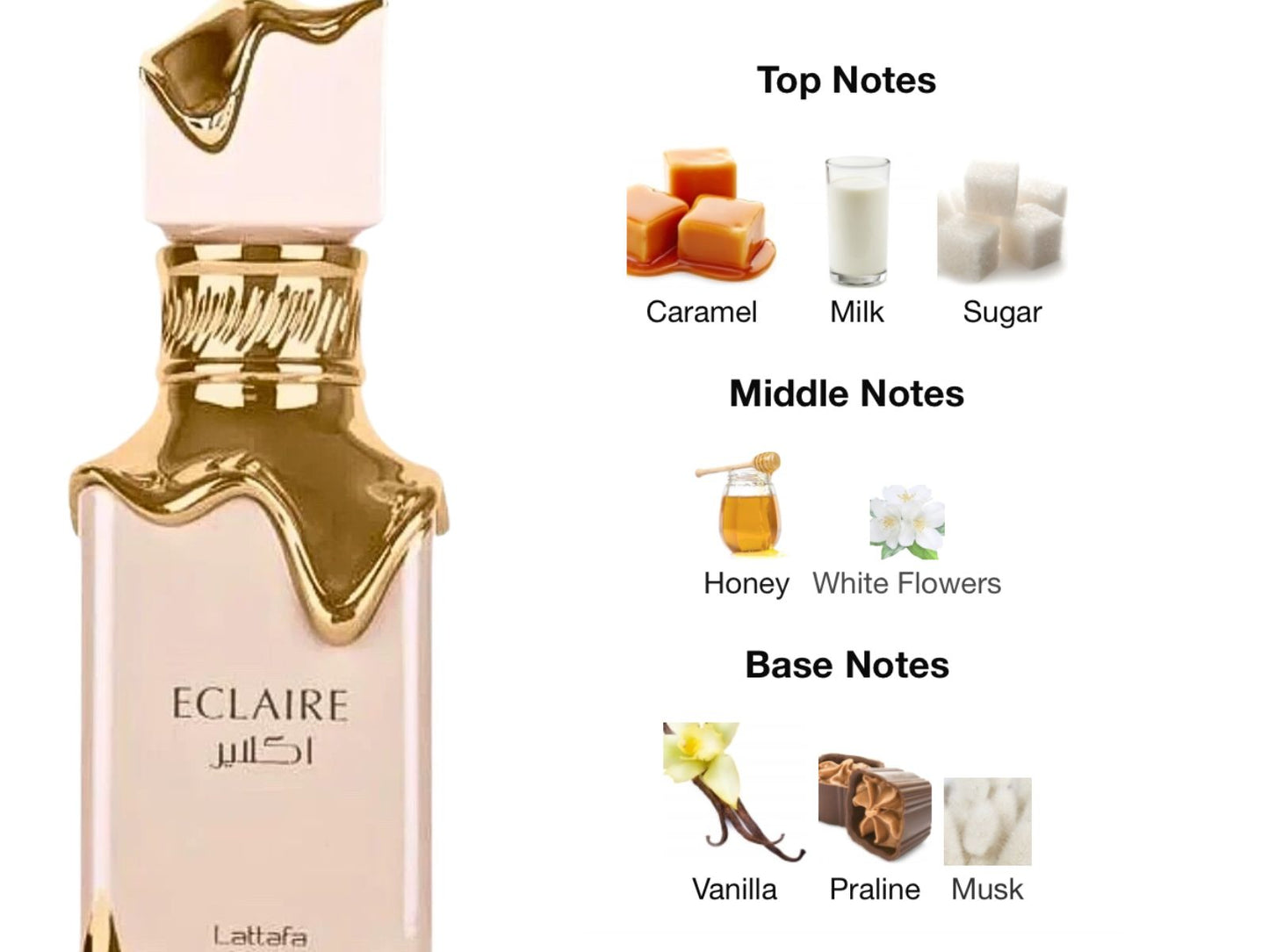 Lattafa Eclaire EDP 100ml Unisex Fragrance Long Lasting