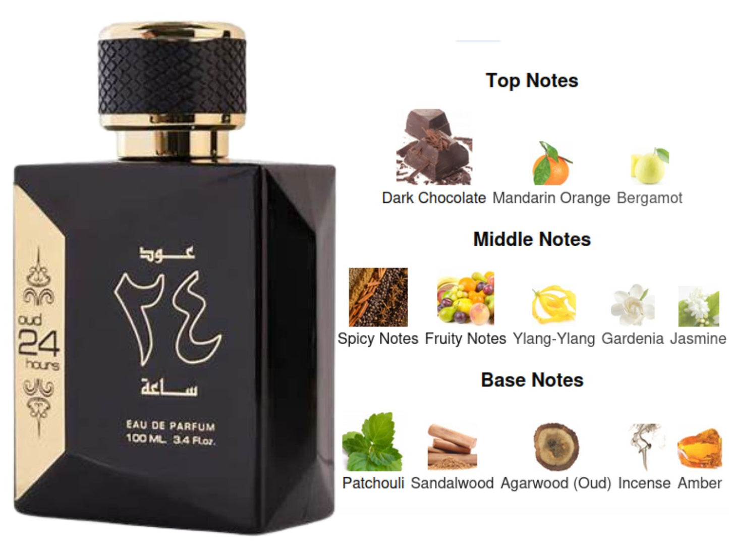 Oud 24 Hours EDP 100ml by Ard Al Zaafaran – Unisex