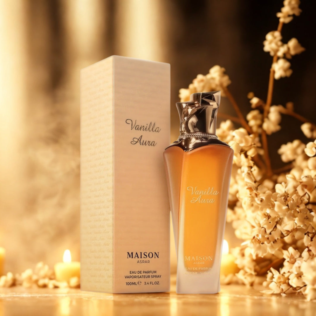 Maison Asrar Vanilla Aura EDP 100ml | Spiced Oriental Vanilla Perfume