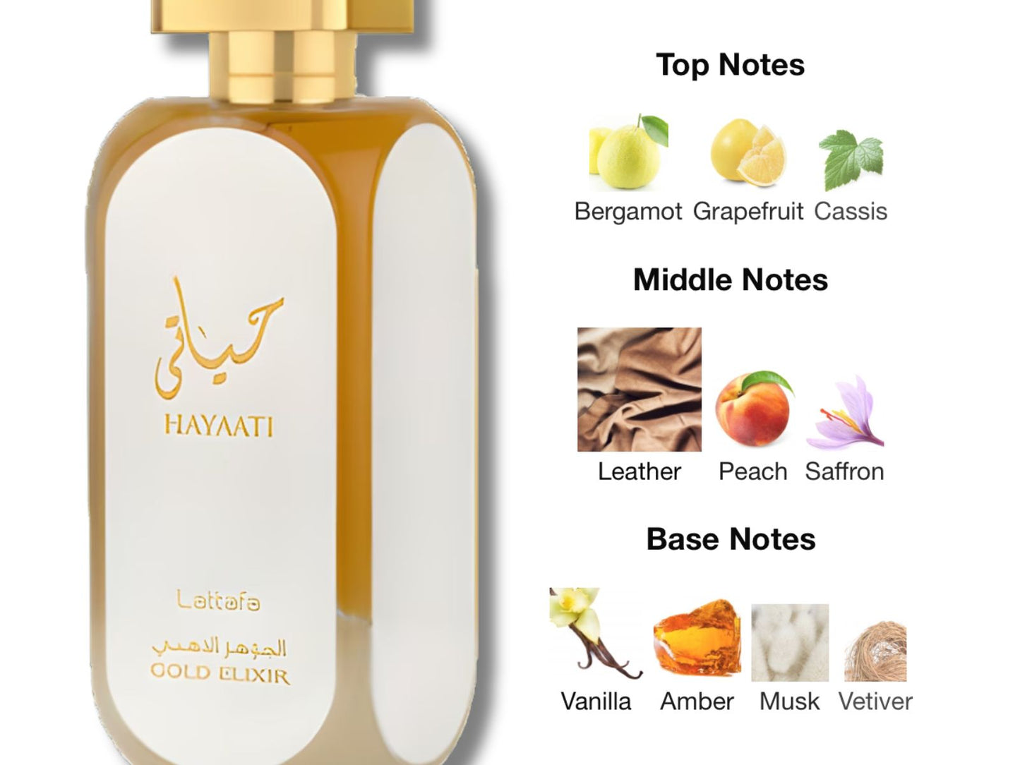 Hayaati Gold Elixir by Lattafa 100ml Unisex EDP