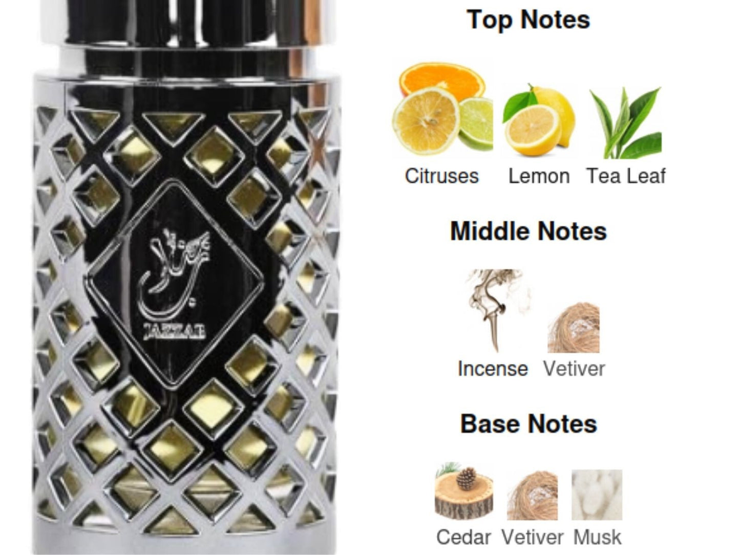 Ard Al Zaafaran Jazzab Silver 100ml EDP Perfume for Men