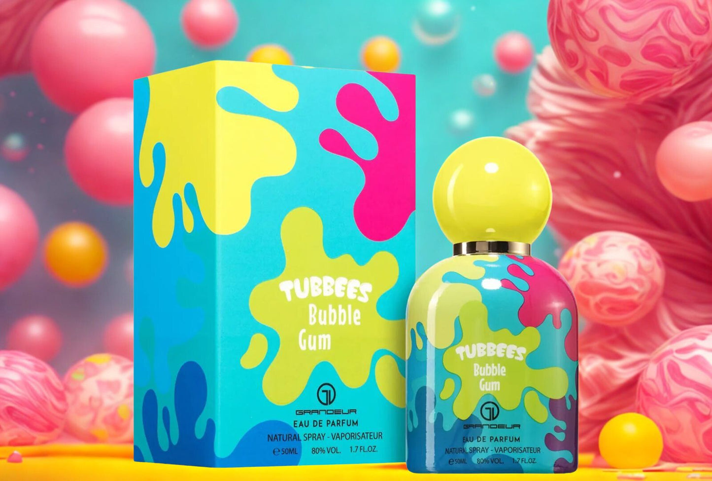 Tubbees Bubble Gum 50ml EDP by Grandeur for Kids & Adults