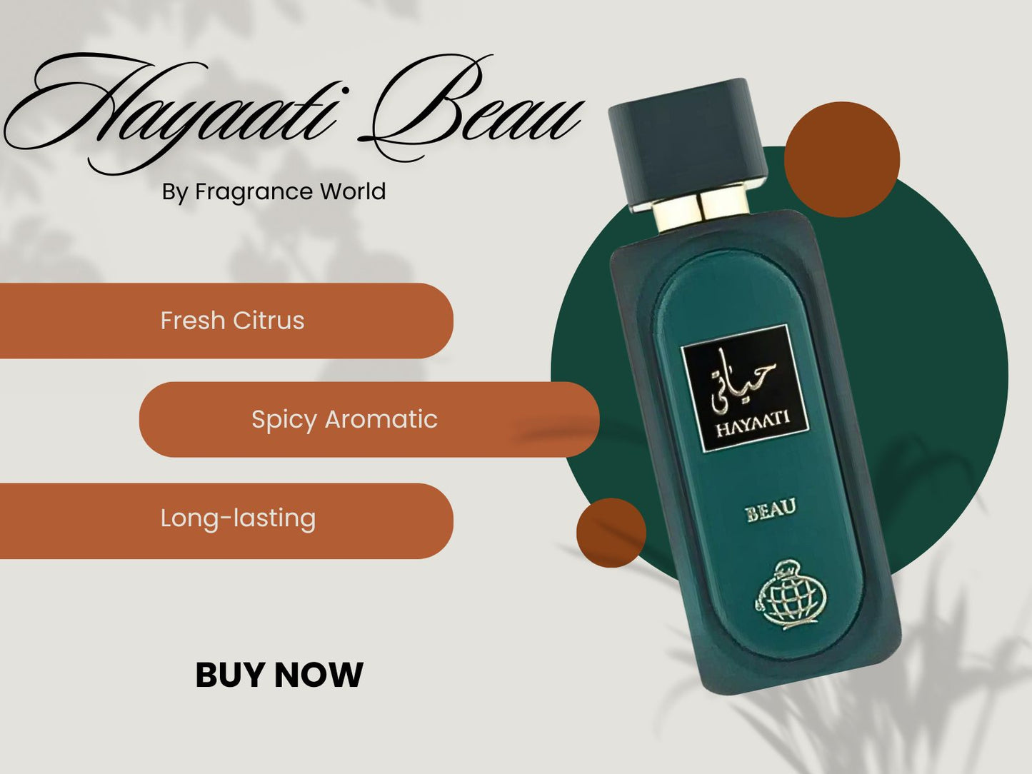 Hayaati Beau by Fragrance World 100ml EDP Perfume