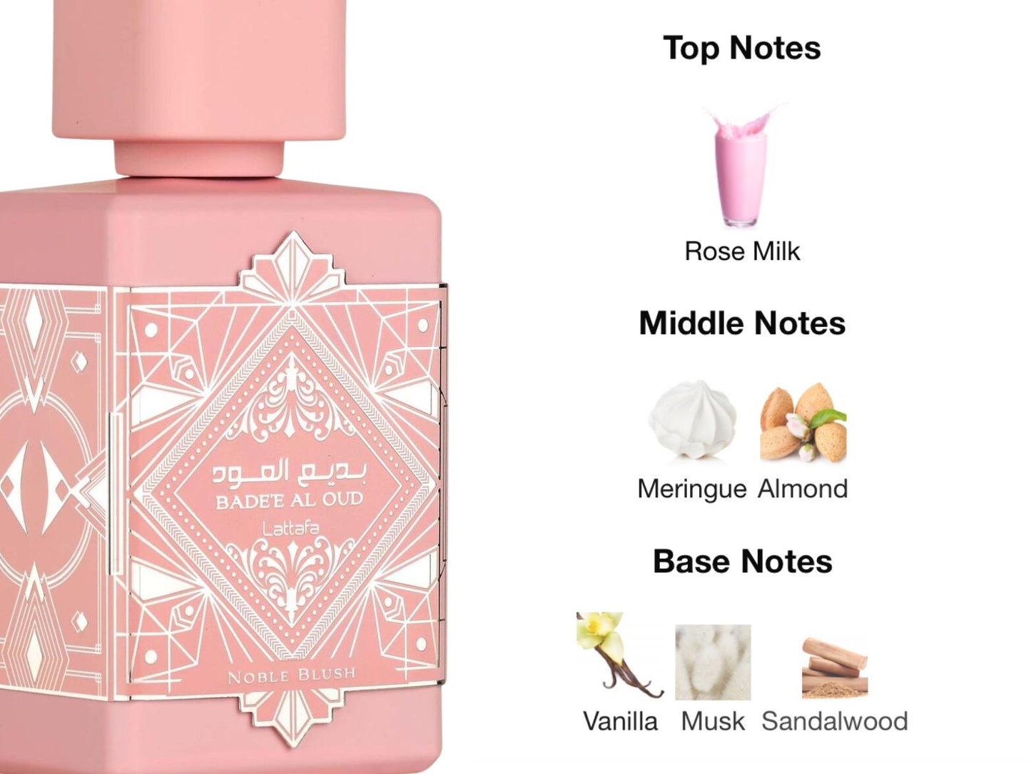 Lattafa Badee Al Oud Noble Blush 100ml EDP Perfume