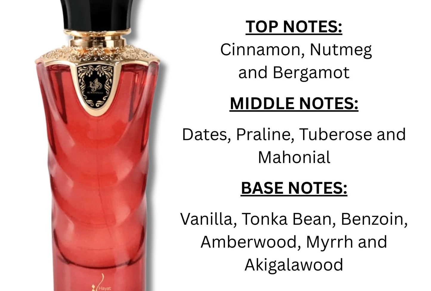 Hayat by Al Wataniah 100ml EDP Perfume Unisex Long Lasting
