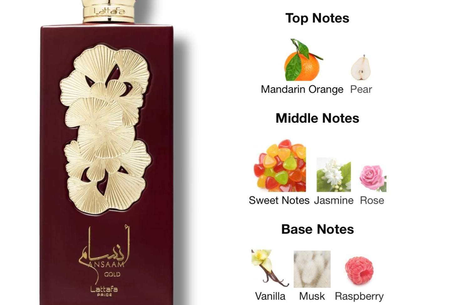 Ansaam Gold by Lattafa Pride 100ml EDP Perfume