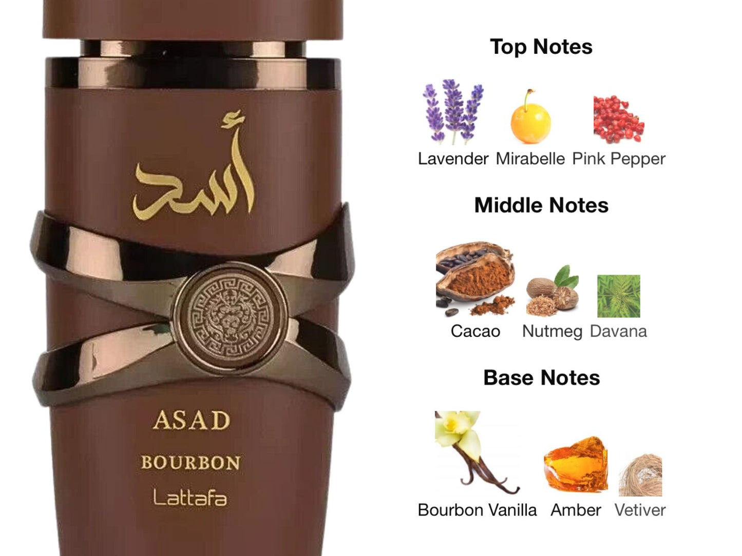 Asad Bourbon 100ml by Lattafa Men’s EDP Long Lasting