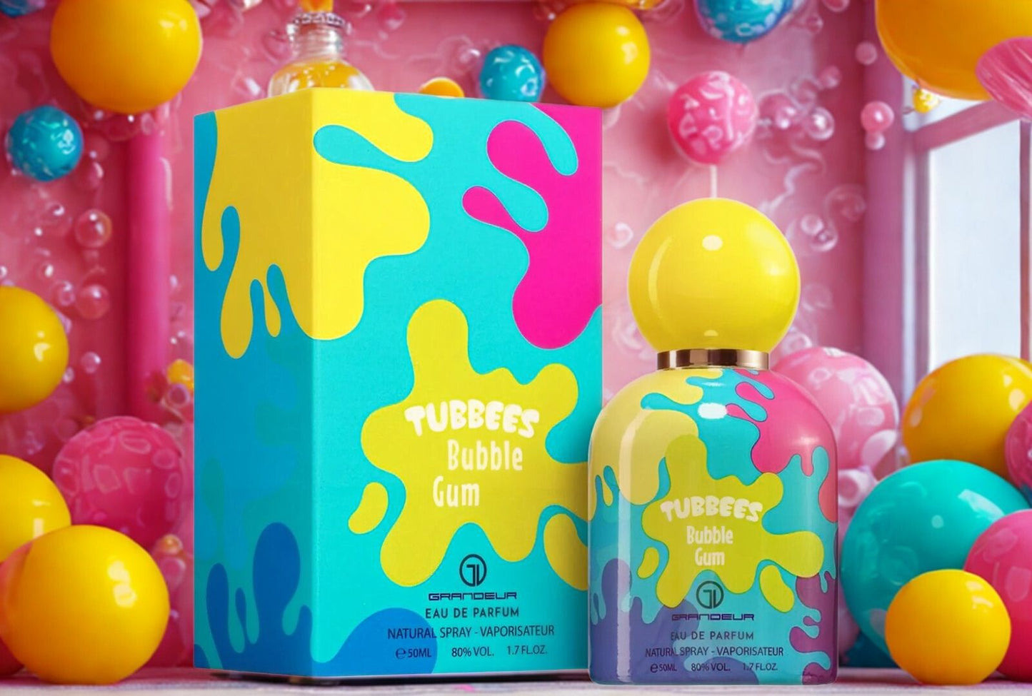Tubbees Bubble Gum 50ml EDP by Grandeur for Kids & Adults