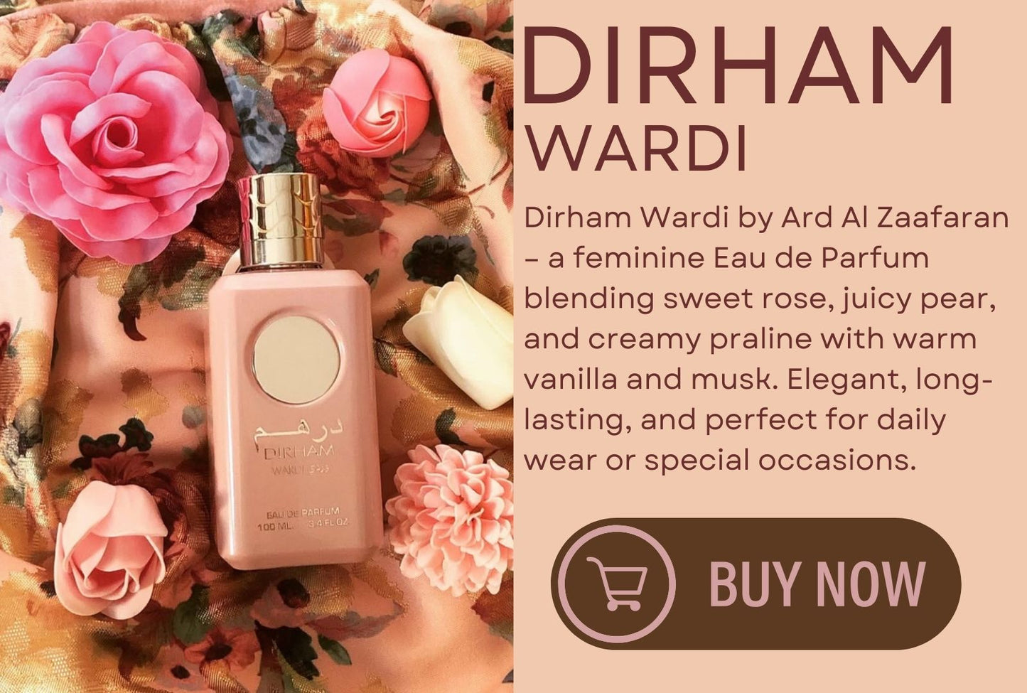 Dirham Wardi 100ml EDP by Ard Al Zaafaran Women Perfume