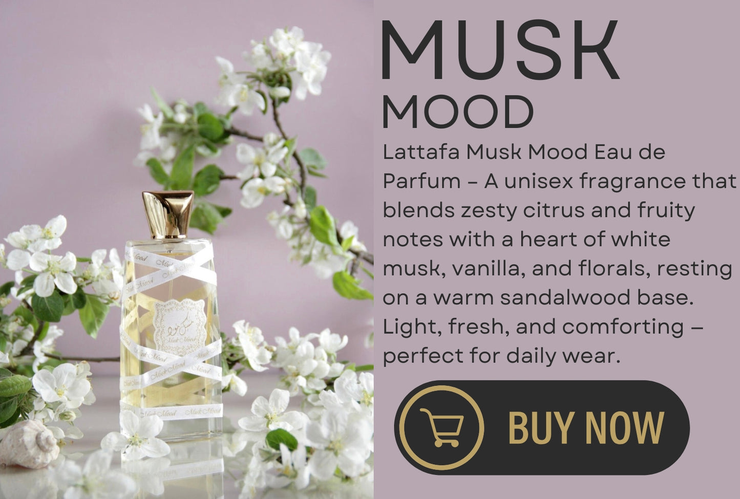 Musk Mood by Lattafa 100ml EDP Unisex Perfume