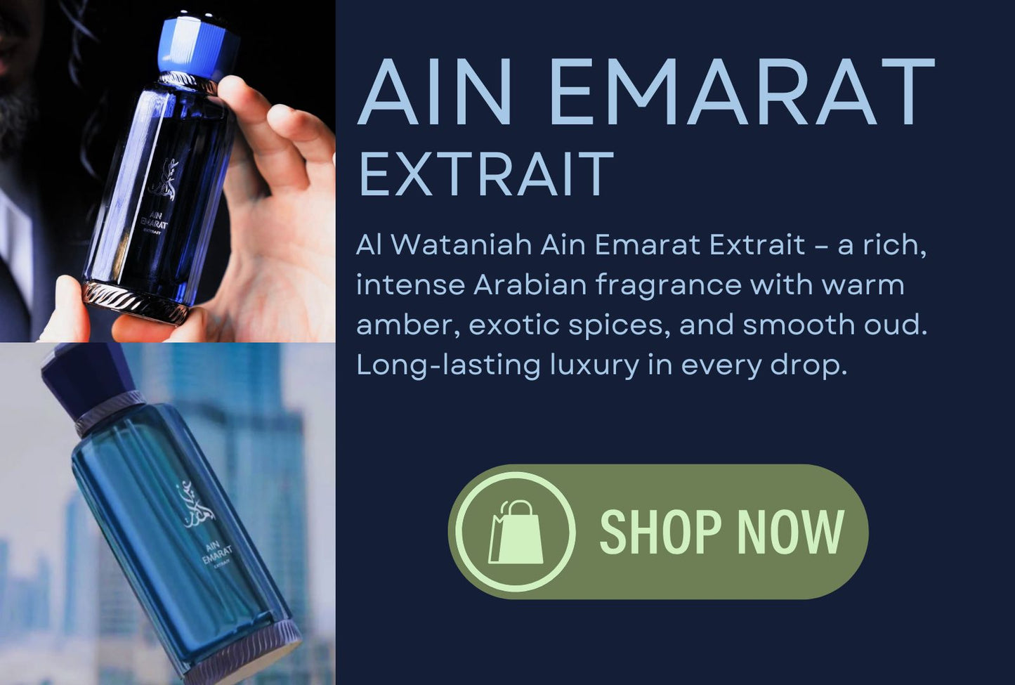 Ain Emarat Extrait by Al Wataniah 100ml EDP Long Lasting