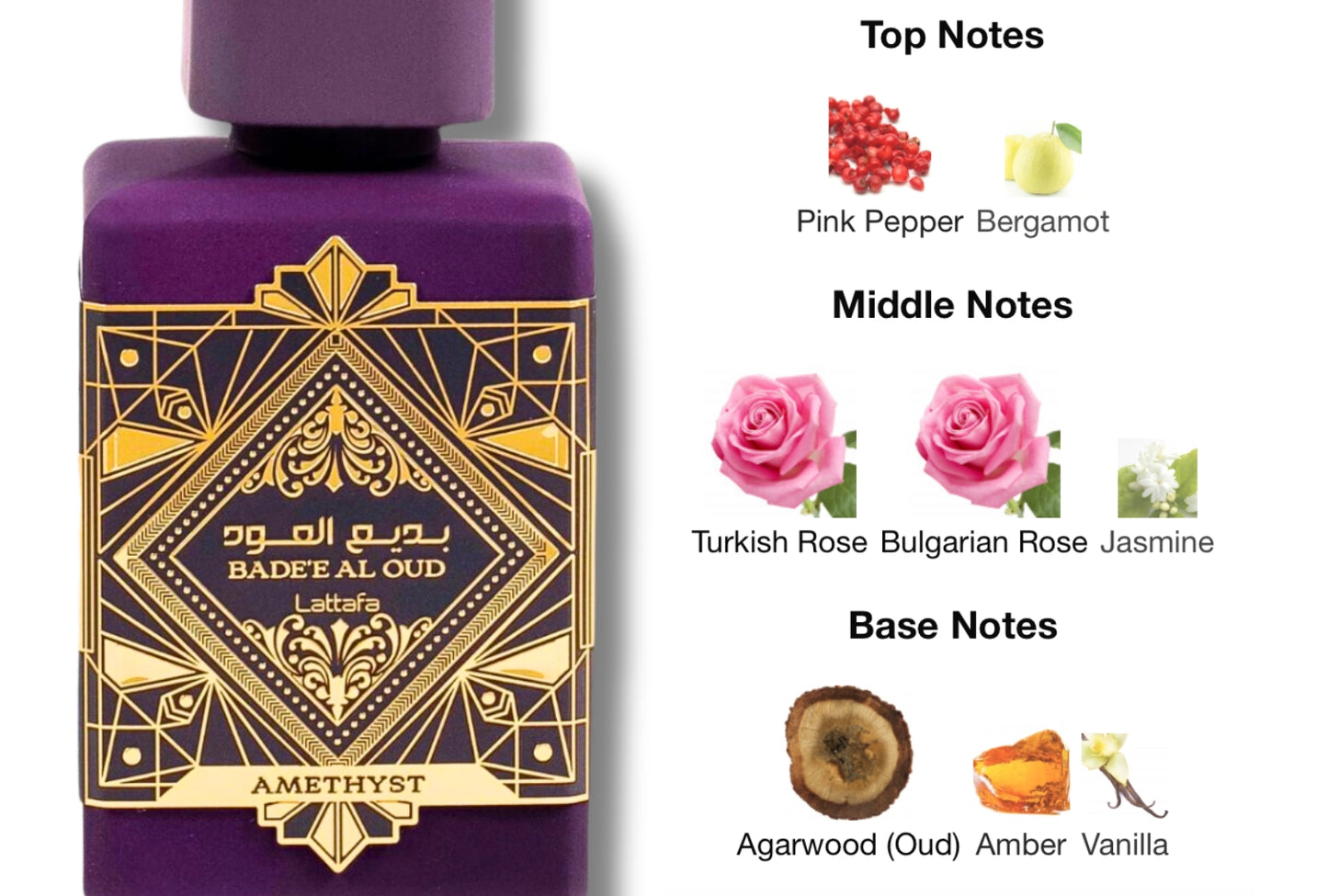 Lattafa Badee Al Oud Amethyst Gift Set
