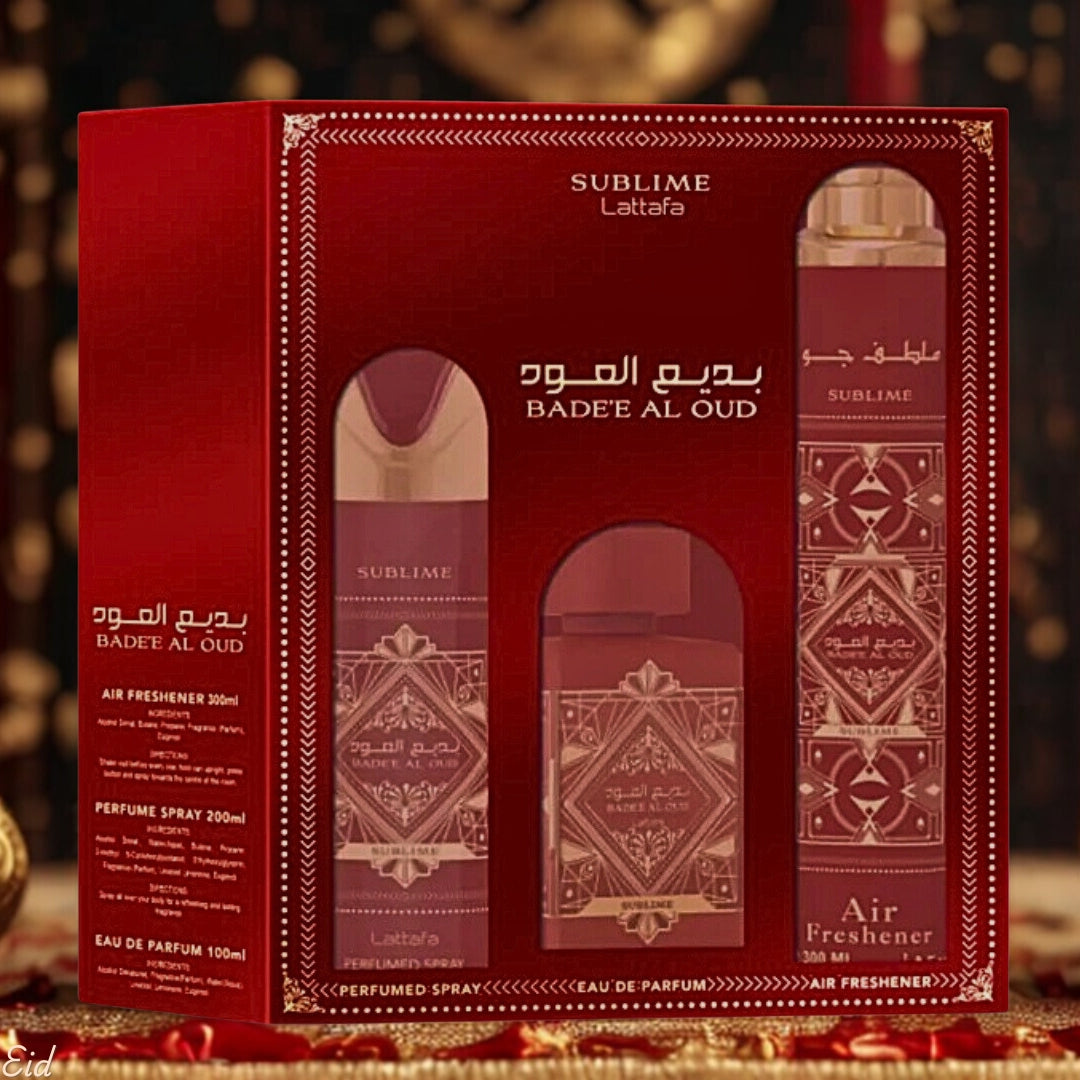 Lattafa Badee Al Oud Sublime Gift Set
