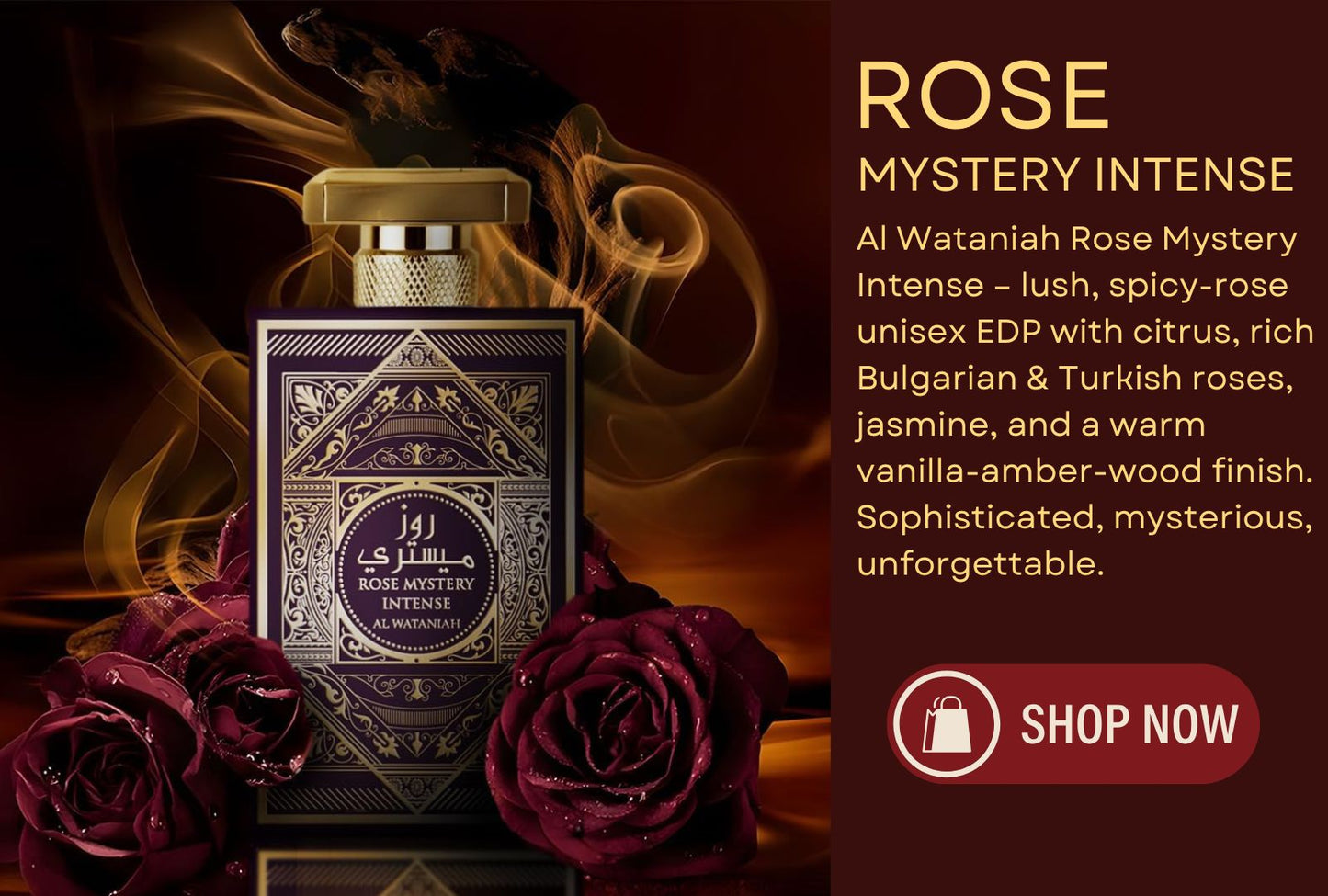 Rose Mystery Intense by Al Wataniah 100ml EDP