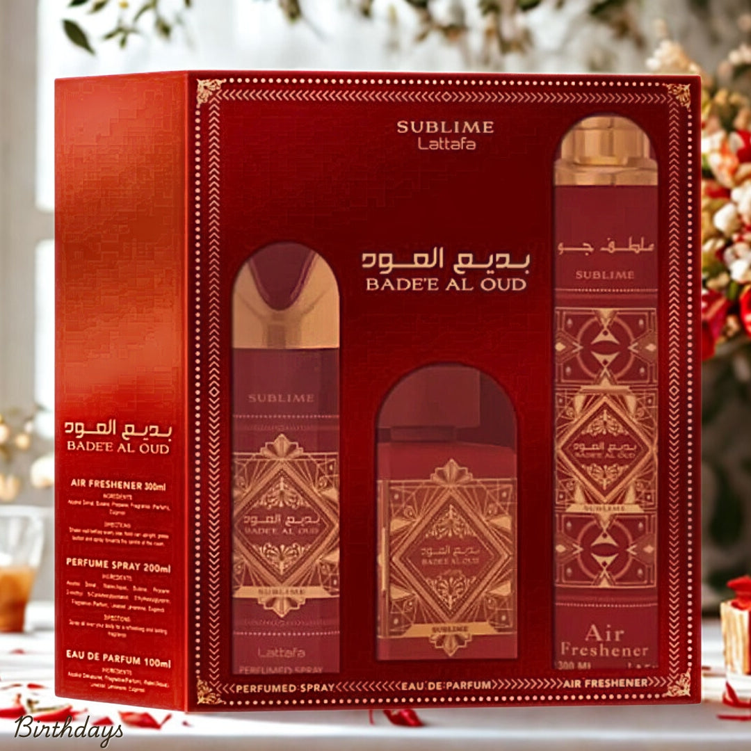 Lattafa Badee Al Oud Sublime Gift Set