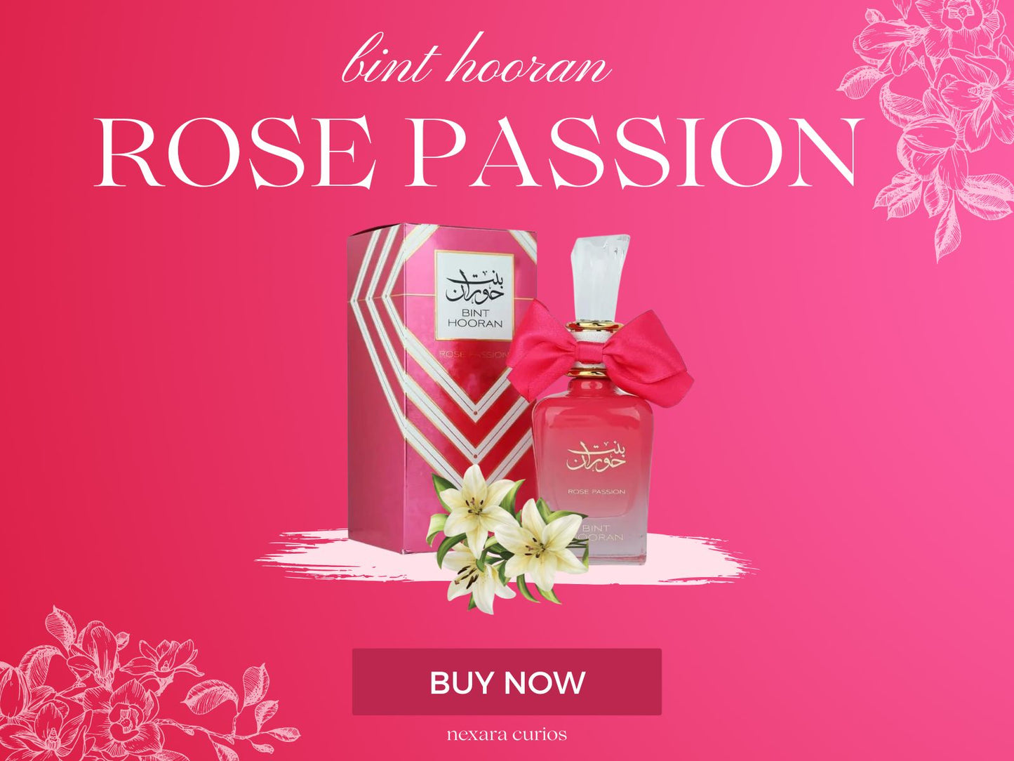 Bint Hooran Rose Passion 100ml by Ard Al Zaafaran EDP