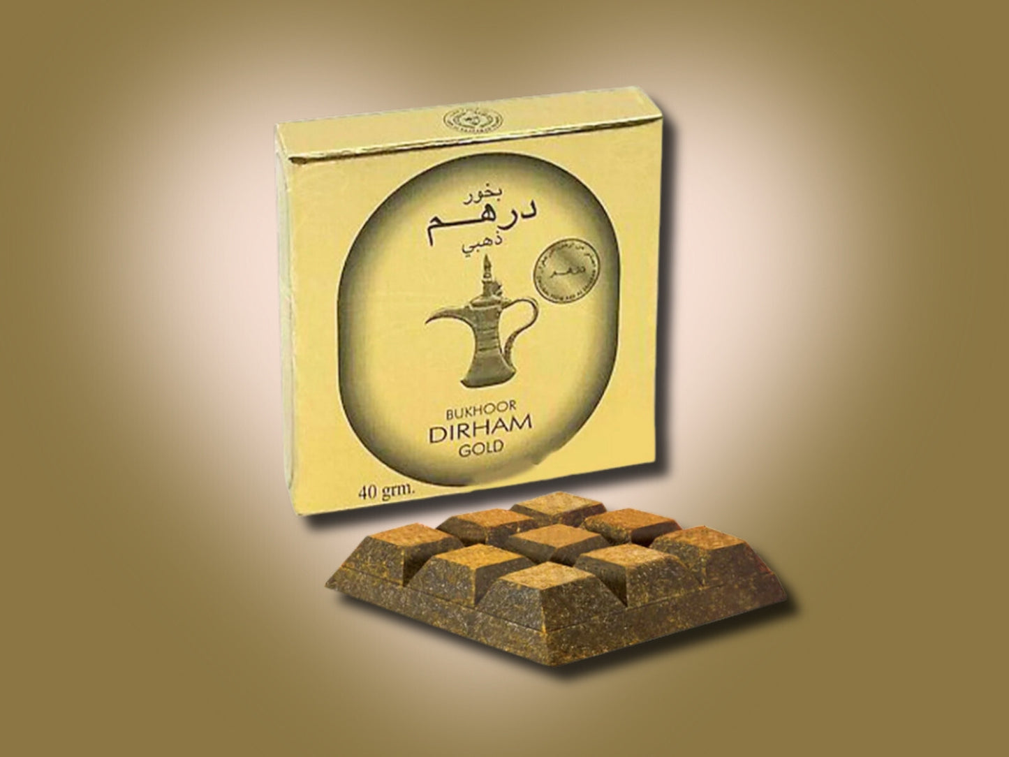 Dirham Bakhoor 40g by Ard Al Zaafaran – Gold or Silver Arabian Incense Bricks