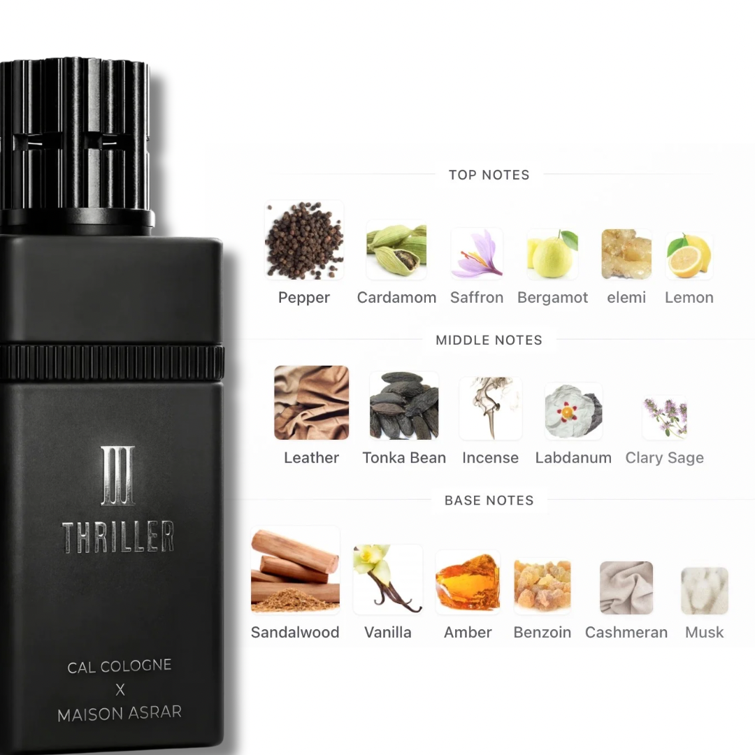 Maison Asrar III Thriller Extrait de Parfum 100ml | Dark Spiced Leather